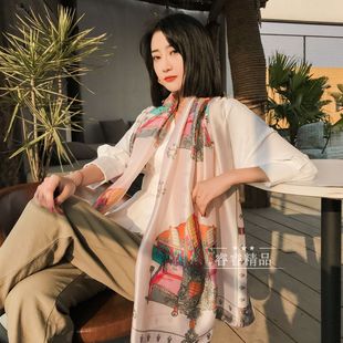 极速woman winter Fashion printing scarf shawl Silk sXcarves