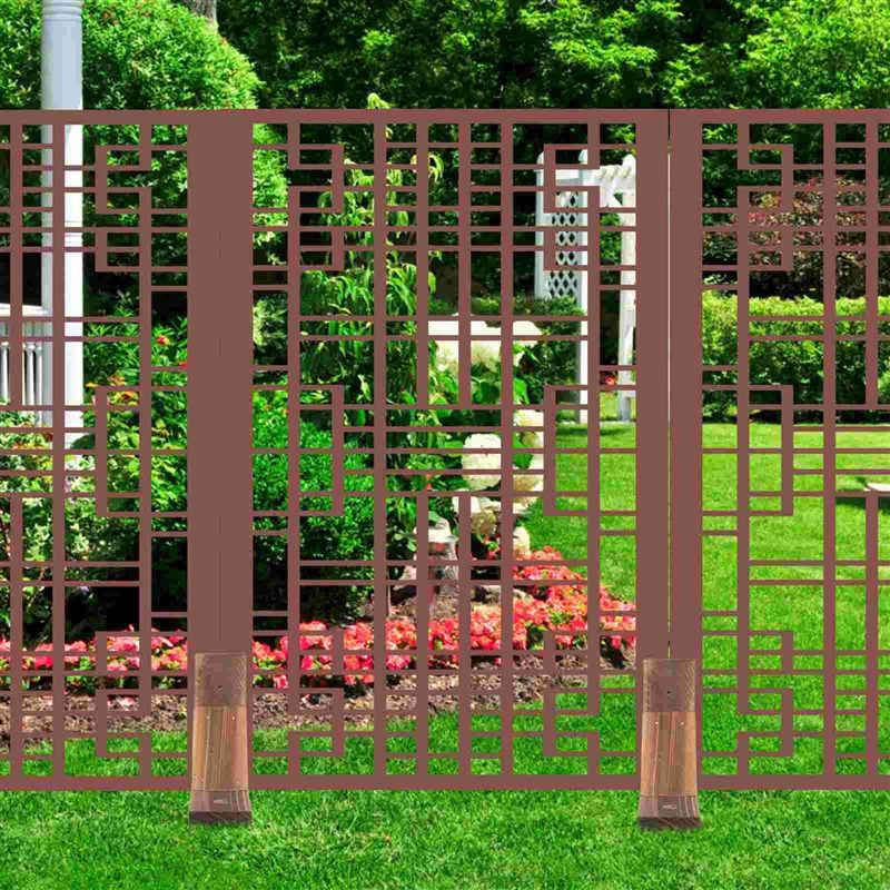 极速2 Pcs Fences Base Supply Pet OutdoorK Yard Stand Holder