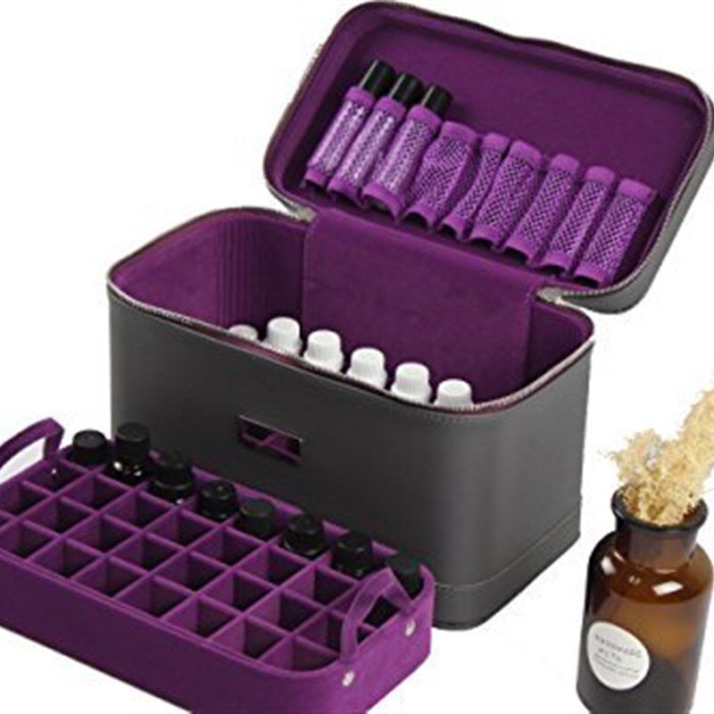 新品73 Vials Luxurious Essential OiFl Carrying Case Travel B