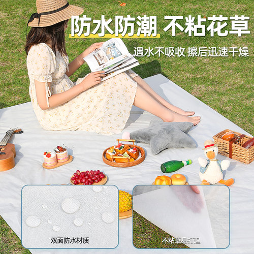 极速一次性野餐垫户外便携加厚野餐布防I潮垫春游垫子桌布露营防