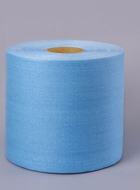 极速邦拭JK-19HB23多功能大卷式工业擦拭布蓝色23cm*X34cm2卷装