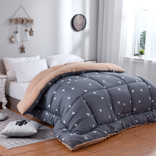 新品Winter Super Warm Flannel Comforter Duvet Quilt Bla.nket