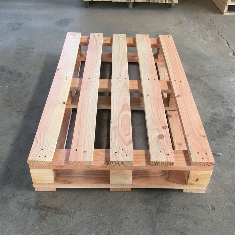 极速江门田字形木卡板叉车w板防潮垫仓板木头托盘实木木托板