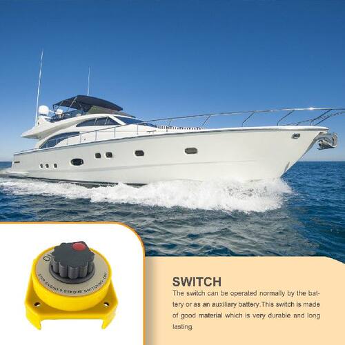极速Battery Switch Marine Bwoat RV On Off Dual Road Vehicles