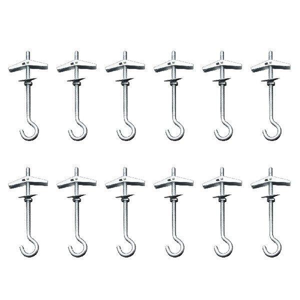 新品12pcs Ffixing Anchor Heavy Duty Indoor Outdoor For Hangi