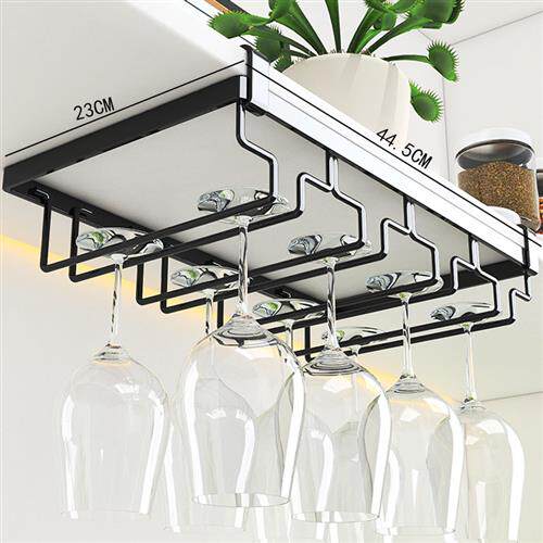 极速新品红酒杯架倒挂免打孔t免打孔USU304不锈钢倒挂高脚杯红酒