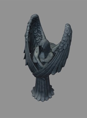 极速Dark Angel Stmatue Resin Ornaments Dark Angel Sculpture