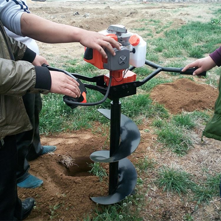 极速爆品厂护栏打桩机 汽油A植树钻洞机 水泥杆钻洞机促品