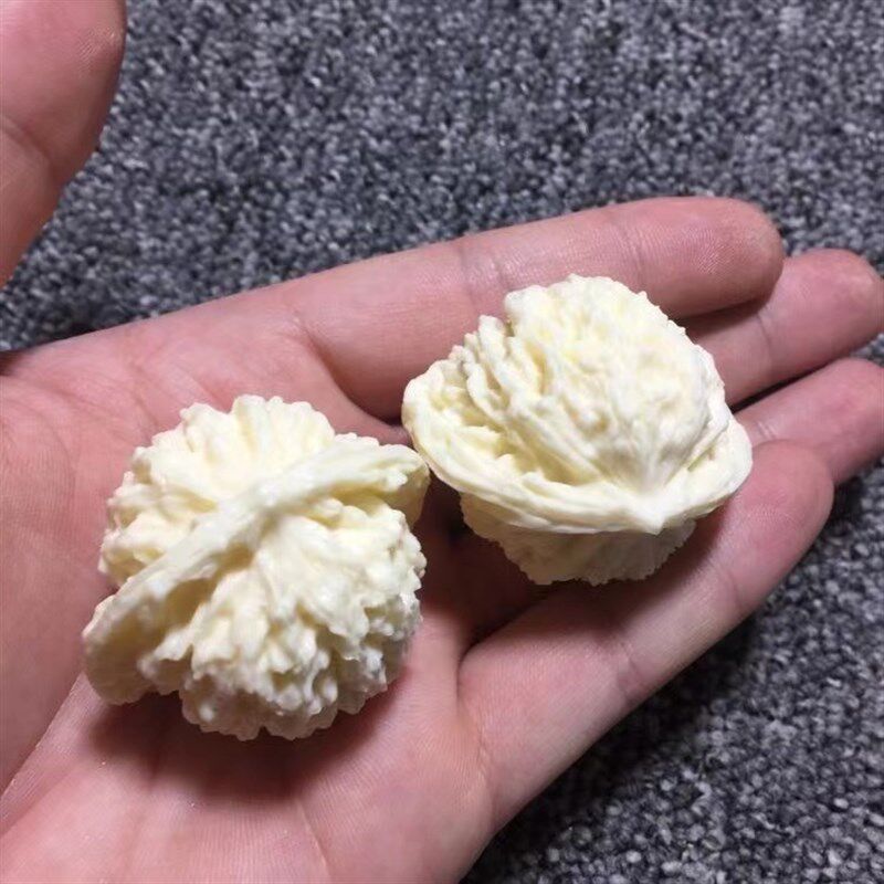 新品文玩象牙果雕刻核桃象牙果核桃手H把件把玩核桃文玩保健球健