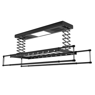 极速电动晒衣架阳台室内家用遥控升降晾衣N架智R能壁控烘干凉衣架