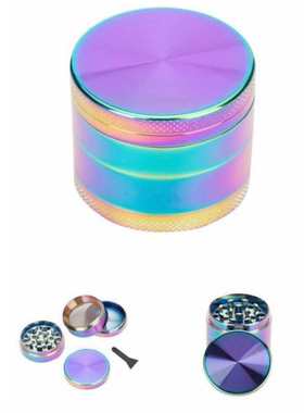 极速4-layer 40mm dazzling color metaGl cigarette grinder Ice