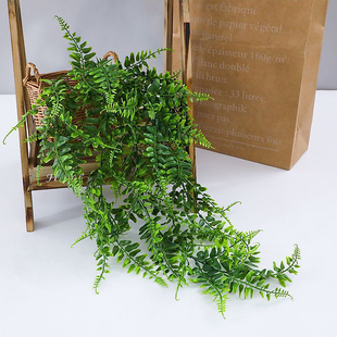新品Artificial Plant Persian FAern Leaves Vines Room Home Ga