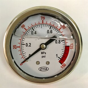 螺纹m10x1 1mpa 直径61mm 0.6mpa 1.6m 压力 极速轴向耐震压f力表