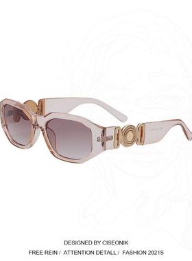 极速Ciseonik 欧p美风ins新款方框太阳眼镜辣妹男女款小框太阳眼