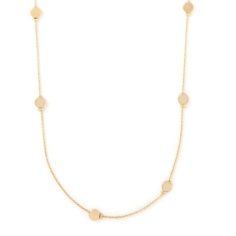 新品Jewelry chain neck chain elegant round lOong necklace Eu