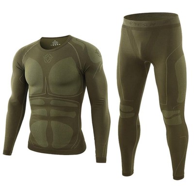 极速Seamless Sight Toactical Thermal Underwear Men Winter Se
