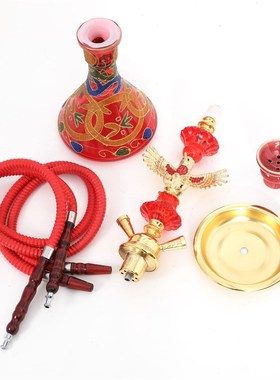 极速全套酒吧ktvk水烟阿拉伯shisha壶大烟膏玻璃小号hook/ah烟雾