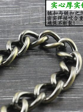 极速个性入户门复古门挂链木门房门锁挂K钩防盗链安全链链子暗锁