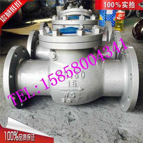 新品铸铁旋启式止回阀H44碳钢旋启式止回阀16C DN25/32/40/Y50/65