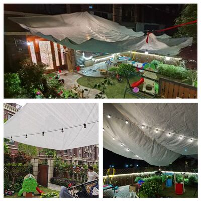 极速White Anti-UV HDPE Sun Shade Net GaJrden Courtyard Awnin