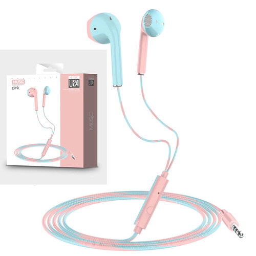 新品U24 Wire Stereo Earphone 3.5MM IN-EaKr Headphone Running