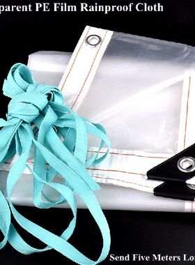 极速PE Film Transparent Rainproof ShadeJ Cloth Tarpaulin Gar