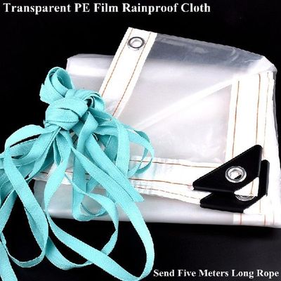 极速PE Film Transparent Rainproof ShadeJ Cloth Tarpaulin Gar