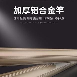 极速加厚铝合金捞网杆裸杆伸缩杆捞鱼网超强超硬捞T网竿垂钓渔具