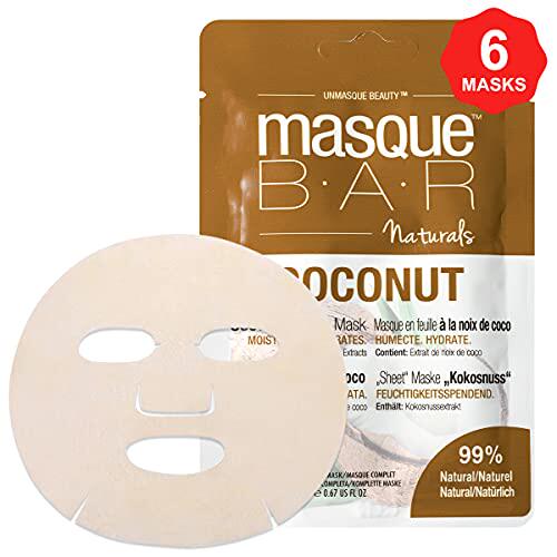 极速masque BAR Naturaqls Facial Sheet Mask with Coconut Extr