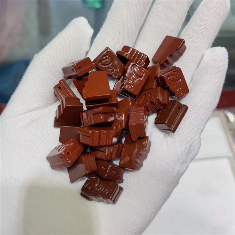 极速阿拉善玛瑙巧克力配件手工xdiy文玩时尚配饰佛珠手串T484