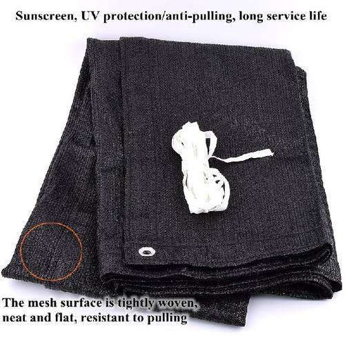 极速Black Anti-UV Sun Shade Net ADwning Tarp Camping Tent Co