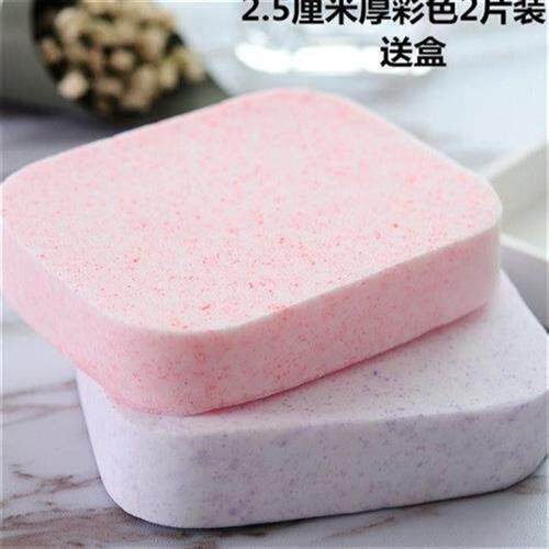 新品冼脸洗脸扑棉垫洗脸扑洗面海绵F垫干湿女孩扑洁面成人棉洁面