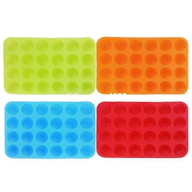 新品Baking Muffin Puncaktes Biscuit Pans Mold 24 Cupcakes Si