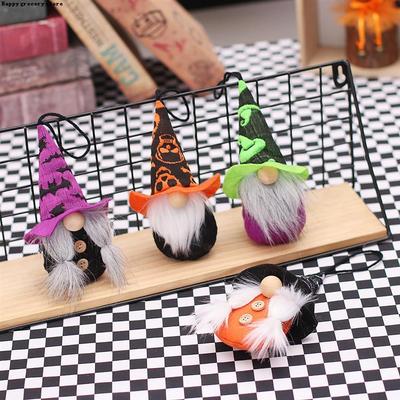 极速Halloween decorations Faceless DollJ Hat Dwarf Doll Scen