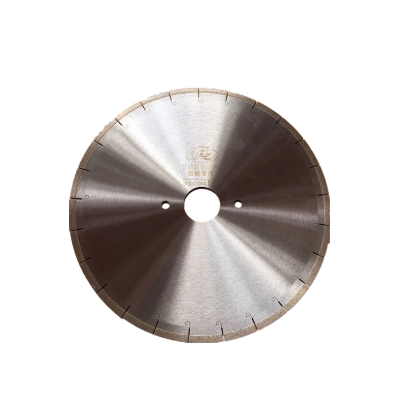 极速广晶350mjm岩板锯片石英石切割机圆锯片超硬刀头桥切机专用锯