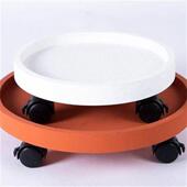 极速重物移动花盒底托盘底盘带轮子底座J支架盘载花盘托架带轮承