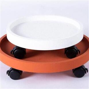 极速重物移动花盒底托盘底盘带轮子底座J支架盘载花盘托架带轮承