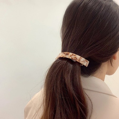 极速Vintage Leopard Print AcetaAte Spring Clip Elegant Women