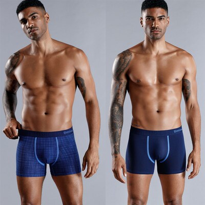极速4pcs Set Menl Boxer Shorts Soft Boxers for Mens Panties