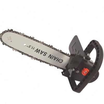 极速角磨机改装电链锯  多功能家用木工电L锯 手提伐木锯配件支架