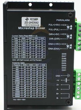 极速DM542两相步进驱动器42 57步进马达驱动器X4.2ADSP步进驱动2M
