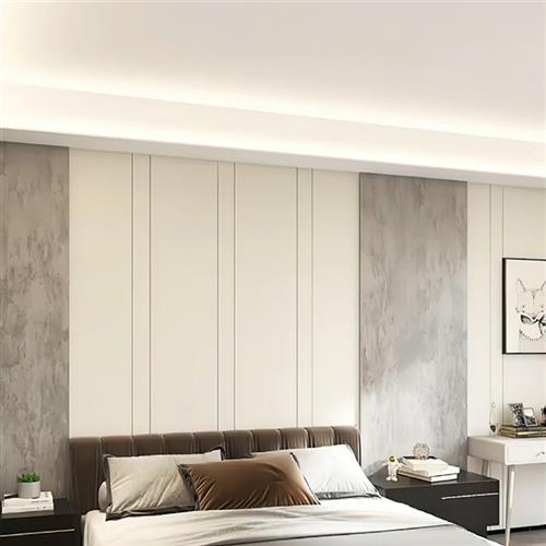 极速双眼皮石膏线灯带单侧铝槽吸顶灯槽气氛灯向上U打光洗顶线性