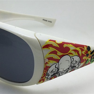 极速snoop dogg印刷玫瑰骷髅头火焰太阳眼镜SKULL/flameU old sch