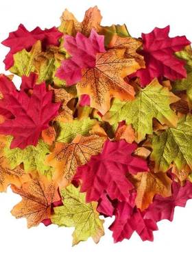 极速Artificial Maple Leaves Fake FaEll Leaves Autumn Leaves