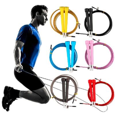 极速Jump Skipping Ropes Cable Steel Wire AdjustSable Fast Sp