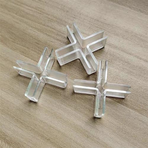 极速十字型固定夹分隔板组合t件卡B扣雪弗kt板卡槽连接副玻璃鱼缸