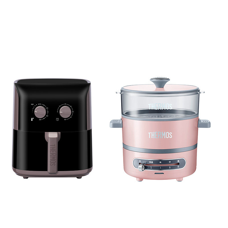 膳魔师厨电套餐空气炸锅+多功能料理锅