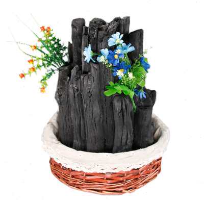极速川土活性炭雕工艺品摆件竹炭除潮木炭除味除甲醛碳创意卧室装
