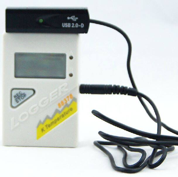 好货。衡欣 AZ88378双K型电偶温度记录器 仓库热冻库高精度温度记