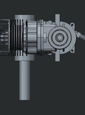20CC异型航模排气管 DLE20 DLE20RA排气管 汽油机固定翼排气管